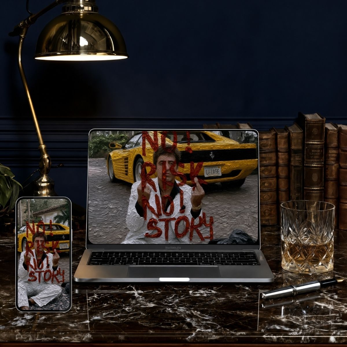 Cuba Libre on a MacBook and iPhone